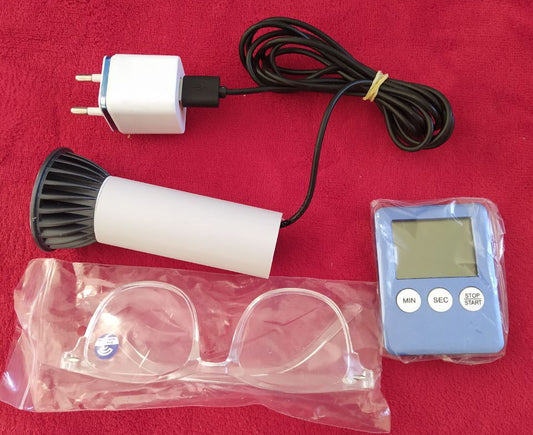 Medical skin lamp 10 × 10 cm in 20 seconds