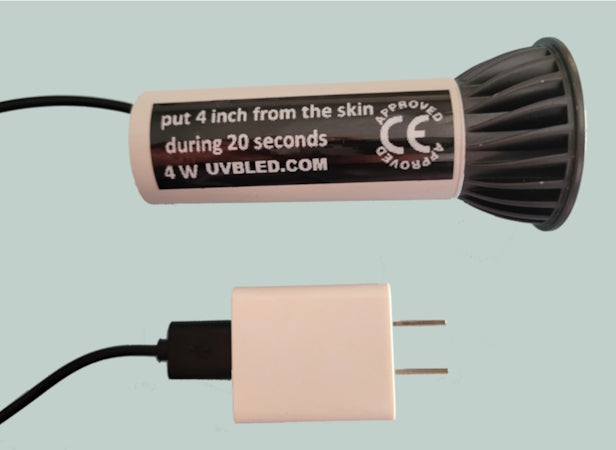 Skin treatment lamp USB 5 watt