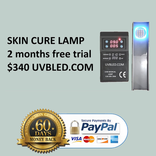 Psoriasis Eczema therapy lamp 8x8 inch AC voltage