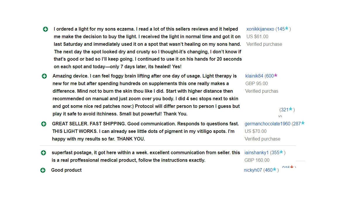 Skin treatment lamp 110-240 Volt 20 watt