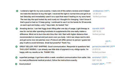 Skin treatment lamp 110-240 Volt 20 watt